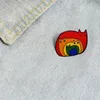 Beautiful Rainbow LGBT Hard Enamel Pins Collect Cute Animal Cat Metal Cartoon Brooch Backpack Collar Lapel Badge Fashion Jewelry