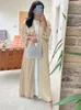 Vêtements ethniques mode satin élégant ceinturé ouvert kimono saoudie femme abayas soirée robe décontracté robe marocain arabe kaftan islam