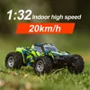 24 GHz 1 32 MINI HAUTE SPEXE 20KMH RC CAR DUAL ADMENTATION MODE INDOOR Voyages professionnels Offroad Toys Gift 240506