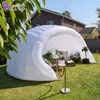 La tente demi-dôme gonflable nouvellement fabriquée sur mesure a soufflé igloo canopée marquee pour la décoration d'événements de fête de camping Toys Sports 10mwx7mlx4.5mh (33x23x15ft)