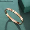 Lover Design Feel Bracelet 18k rose gold diamond buckle bracelet new personalized red highgrade with cart original bracelets