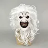 Partymasken erschreckende und erschreckende Kunst Clown Bloody Adult Latex Maske Rollenkostüm Full Face Helm Halloween Requisiten Q240508