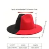 BERETS A LADER 'PATCHWORK Western Cowboy Hat Fedora Stylish Jazz Man Outdoor Leisure Music Festival Party Party
