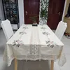 Customized multiple styles of cross stitch splicing tablecloth by the manufacturer