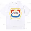 Rhude TシャツカジュアルメンズシャツMaglietta Uomo半袖TシャツUMOメンデザイナー服