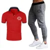 Moda gündelik spor balıkçı erkek beyzbol giyim erkekler için erkekler erkekler için erkekler yaz erkek polo gömlek pantolon takım elbise 240509