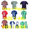 2024 2025メンフィスアスレチックマドリッドR.DEポールグリーズマンサッカージャージーバージョンCarrasco M. Llorente Camisetas 24 25 Correa Football Shirt Men Kid Kitセット