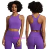 Дизайнер Lul Yoga Outfit Sport Bras Women Women High Support LQ4032 Sports Bra Racer Back Shockper -Resit