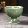 Чайные чашки Celadon Cup Antique High Foot Ceramic Master
