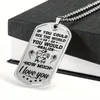 Colliers pendants Je t'aime Collier de chien Collier Gift pour la Saint-Valentin pour les couples