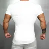 Abiti da uomo B23912 Magnit di fitness Maglietta stretta in cotone maglietta in fitta per uomo bodybuilding