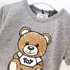 Sommer neuer runder Nackenpullover Kinder Kleidung Eltern-Kind Teddy Bear T-Shirt Mode Baumwolle kurzärmeliges Paar T-Shirts Frauen Herren Kleidung Familie CSD2405092