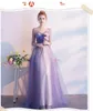 Robes de fête à la mode Fairy Tulle Bridesmaid pour mariage 2024 Design Robe formelle Grdation Vestido de Noiva