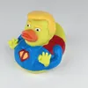 Juguetes de baño de bebé Estados Unidos Trump Trump Funny Rubber Duck Sound Sweaky Bathly Waterfloating Yellow Duck Toy Children's Toy