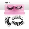 Faux cils cils humides cils pointes nettes accessoires de maquillage de cils duveteux