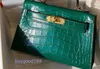 Top Ladies Designer Kiaelliy Bag Shilin Bag High End Crocodile Pattern Bag Mini Originele fabrieksgeneratie Handheld Crossbody Kleding en schoenen 00300