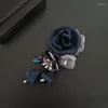 Spille per le spille di filo in tessuto di fascia alta pins per donne fatte a mano Elegante cappotto del cardigan badge gioielli per feste di nozze