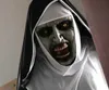 Party Masks Nun Horror Mask Rollspelande Valak LaTex med en huvuddukslöja Full Face Helmet Costume Halloween Props Q240508