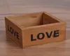 Natural Wooden Succulent Plant Flower Bed Pot Box Garden Planter Home Storage Box Wooden Jewelry Holder 10 x 10 x 5 cm8401739