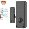 Smart Lock Tuya / ttlock Smart Invisible Door Lock Application en bois Carte IC Télécommande Déverrouillage Electronic Indoor Cambular WX