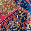 Scarves POBING Silk Cashmere Scarf Women Hand Rolled Shawls Life Tree Print Square Wraps Lady Bandana Big Hijabs Female Foulards Q240508
