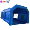 Großhandel Full Set 8x4x3m Blau aufblasbarer Sprühfarbe Backkabine Riese Auto Malraum Kabine Zelt zu verkaufen