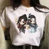 T-shirt féminin MO Dao Zu Shi T-shirt Femmes Japonais Harajuku T Vêtements graphiques féminins T240507