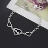 Wedding Bracelets Silver color heart crystal for women lady cute noble nice bracelet fashion charm chain jewelry wedding party