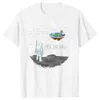 Men's T-Shirts 2024 Four Seasons T-shirt Interesting Flat Earth Astronaut T-shirt Short sleeved Pure Cotton Top Casual Hip Hop Popular Street T-shirt d240509