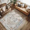 Carpets Aire lavable Rapis 4x6 Low Pile Bohemian Tribal chambre à coucher résistant Ultra-Thin non-glip Diffère du salon