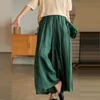 Women's Pants Capris Cotton Linen Pants Women Solid Loose Casual Baggy Pants Oversized Vent Wide Leg Pants Vintage Korean Fashion Trousers Clothes Y240509