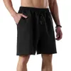 Lu Men Sport Shorts Sports Polyester vierge Couleur solide Gym pour hommes Coton Organic Sweat Shorts Man Lu Lemon ll Run Workout