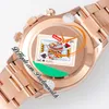 SPRZEDAŻ 116505 SA4130 AUTOMATYCZNE Chronograf Mens Watch King Rose Gold White Stick Tial 904l Oystesteel Bransoletka 72H Power Reserv Super Edition ReliOJ Pureteme Ptrx