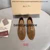 loro schoenen loro piano schoenlekdetectie handgemaakte loro pianaa pure originele ronde hoofd schapenvacht comfortabele platte zachte zool seizoensgebonden paar schoenen heren schoenen