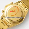 SALE 116508 SA4130 Automatic Chronograph Mens Watch KING Yellow Gold White Stick Dial 904L Oystesteel Bracelet 72H Power Reserv Super Edition Reloj Puretime PTRX