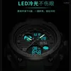 Montre-bracelets Luxury Men's Army Infantry Digital Watch Sports Sports Imperproof Luminous G Student Hand Clock Big Dial Quartz Gold Quartz