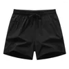 Men's Shorts Man Pants Sportswear Summer Sports Drawstring Lining Ice Silk Male Panties Quick Dry Clothes For