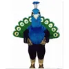 2024 Halloween Blue Peacock Mascot Costume Event des accessoires promotionnels Costume de fantaisie Costumes de caractère de caractéristiques