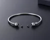 IJB5117 Nyaste kvinnor Fashion Armband Double Ball Memorial Urn för Ashes of Loved One Cremation Smycken Bangle Keepsakes Gifts3454481