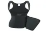 Body Shaper Women Belly Control Slimming Corset Underbust Sauna Vest Black Double Layer Neoprene Shapewear Waist Trainer Plus Size9361436