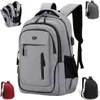 Backpack Large 15 6 Zoll 17 3 Laptop USB Männer Computer Schoolbag Business Bag Oxford wasserdichte Rucksack College Daypackbackpack 293J