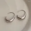 Hoop Earrings BF CLUB 925 Sterling Silver Vintage For Women Trendy Hook Earring Jewelry Prevent Allergy Party Accessories