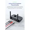 Bluetooth 5.3 Adaptateur AUX Music Receiver TV ordinateur Transmetteur 2-en-1 Réception et transmission de 1 à 2