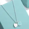 Ketting hart voor vrouw love sieraden kettingen gouden ketting mannen luxe vrouwen 925 sterling zilveren cadeau h4tf#