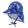 Caps Hats Summer Childrens Sun Hat Cute Baby Boys and Girls Cartoon Animal Print Panama Baby Hat UV Protection Beach Childrens Bucket Hat d240509