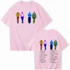T-shirts masculins 2024 Été Chris Brown Rapper Hip Hop Musique T-shirts mode harajuku O-Neck Cotton Short Slve Man Woman Shirts Fans Gift T240506
