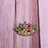 Faire mon meilleur pastel en émail dur épingle kawaii dessin animé fleurs de plante broche badge de santé mentale bijoux de mode cadeau unique