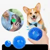 Poignarder l'animal de compagnie Squeaky Ball Soft Dog Toys Puppy Funny Interactive Chew TPR jouet pour chiens résistants à la piqûre