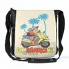 Rucksack lustiger Grafikdruck Biker Affe Waikiki kostenlos, USB -Ladung Männer Schultaschen Frauen Bag Travel Laptop zu fahren