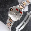 Designer horloges horloges van hoogwaardige vrouwelijke polshorloges 33 36 42mm drie maten roestvrijstalen steelworkstrap ballon blauw kwarts beweging luxe horloge
